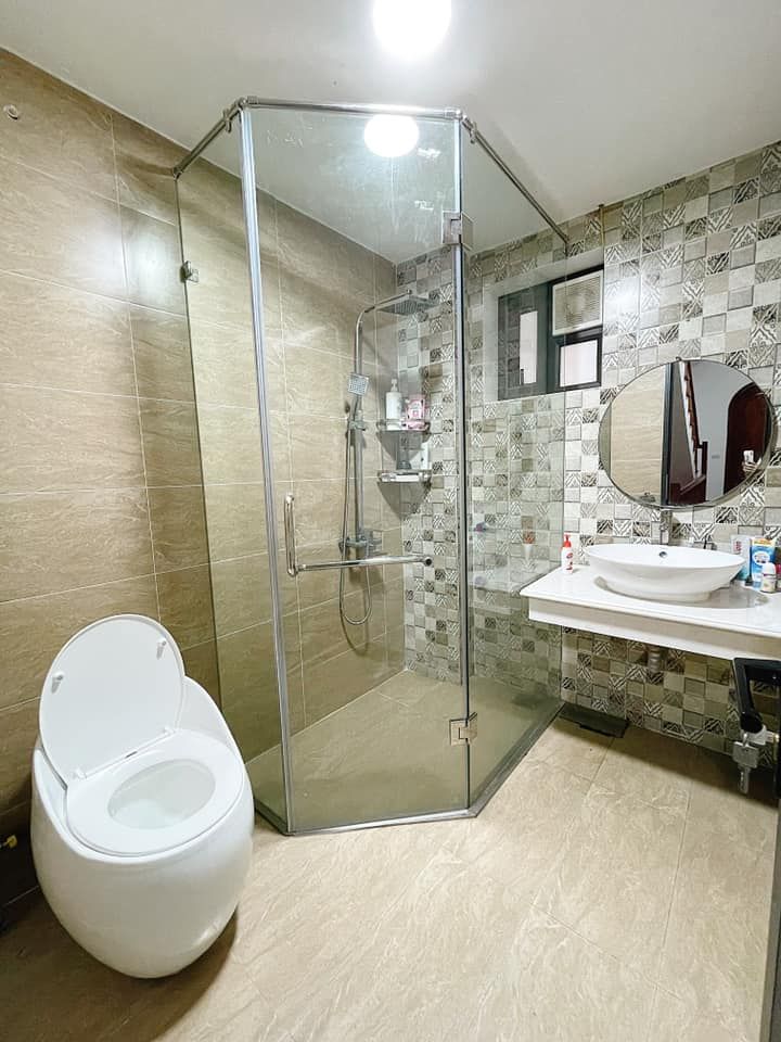 Phòng tắm - "TWINS HOUSE" tại Hưng Yên mình xây tặng bố mẹ  | Space T