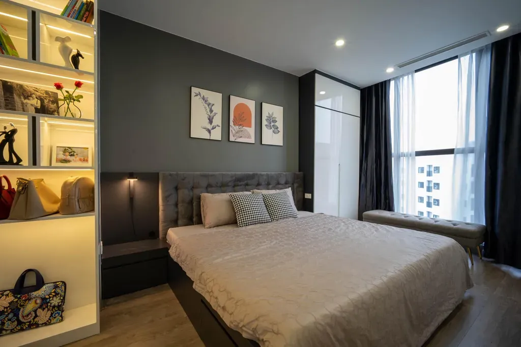 Phòng ngủ - Lãng mạn và tinh tế từ sự kết hợp phong cách nội thất “3 trong 1” | Space T