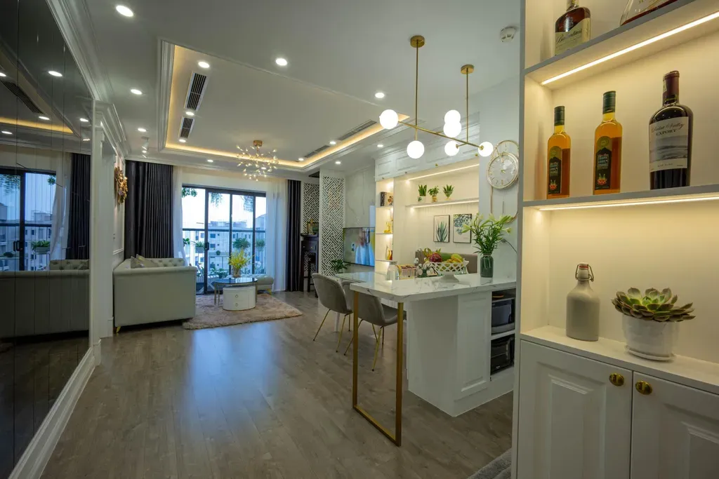 Lối vào, Hành lang - Lãng mạn và tinh tế từ sự kết hợp phong cách nội thất “3 trong 1” | Space T