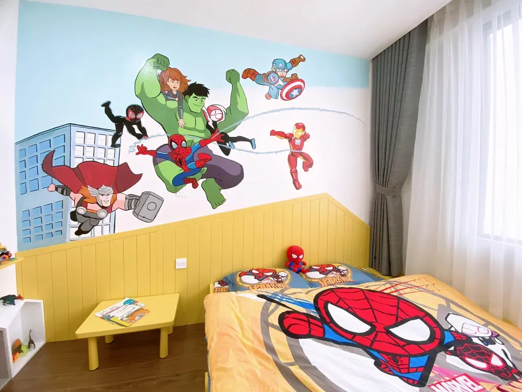 Phòng ngủ, Phòng cho bé - Chưa đến 300 triệu hoàn thiện nội thất cho căn hộ 3 PN 88m2 | Space T