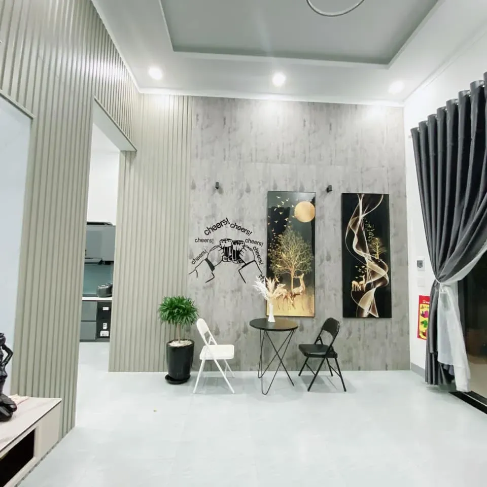 Lối vào - Bỏ phố về quê xây nhà vườn thiết kế hiện đại, tối giản như “biệt thự mini” | Space T