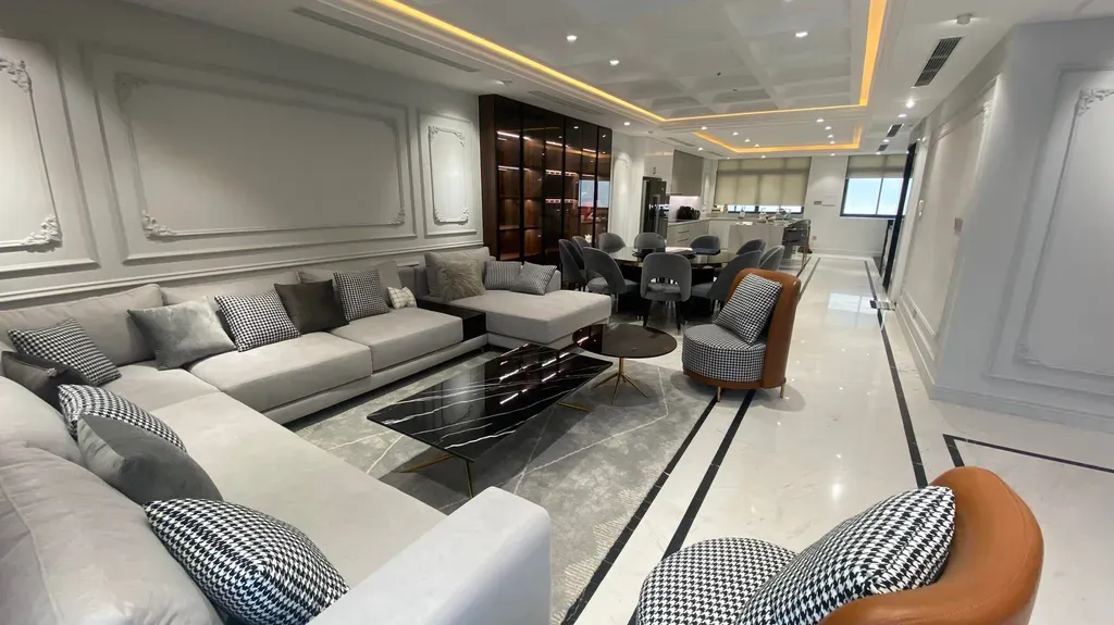 Phòng khách - Nhà phố thiết kế nội thất cao cấp sang trọng như khách sạn 5 sao | Space T