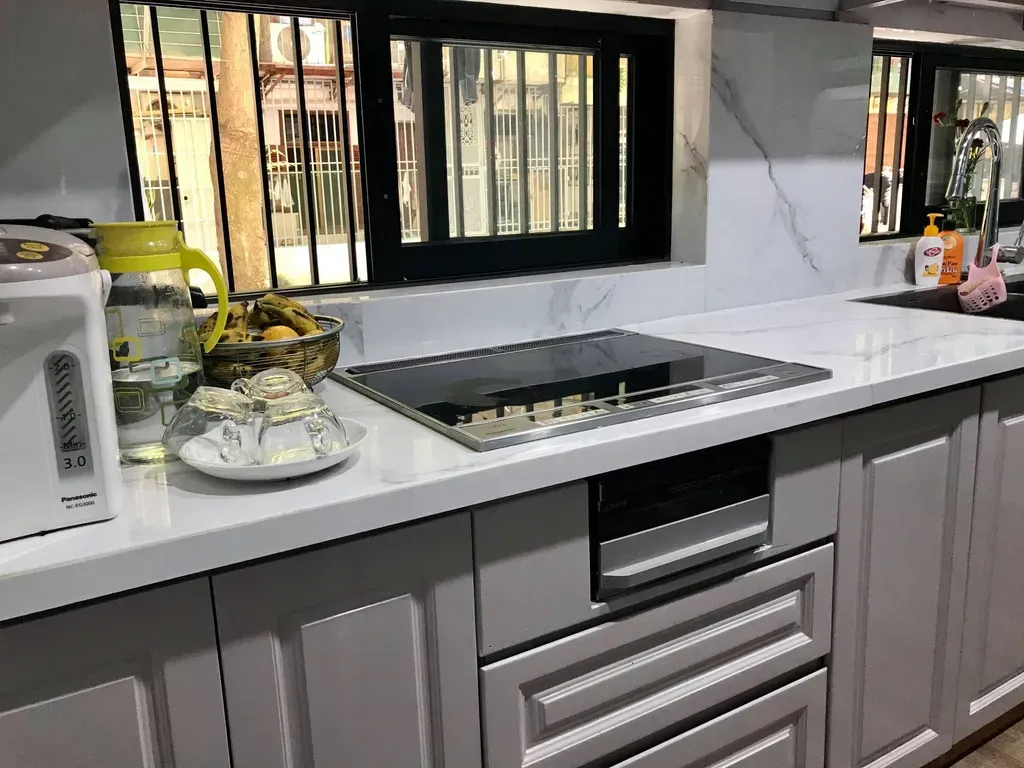 Phòng bếp - Cải tạo căn hộ tập thể thành tổ ấm kiên cố ấm cúng | Space T