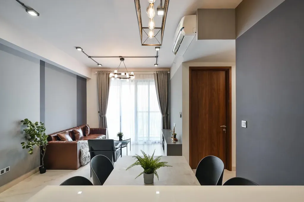 Phòng khách, Phòng ăn - Căn hộ phong cách Bauhaus: tối giản, tiện nghi một cách tinh tế | Space T