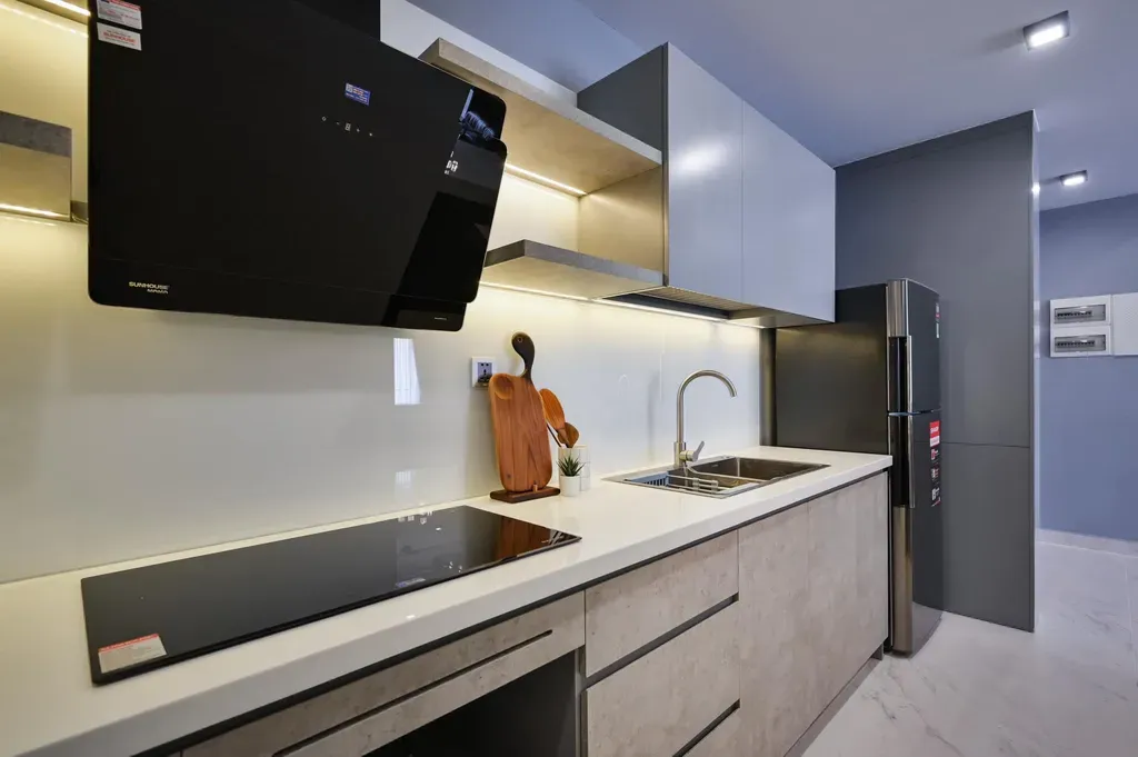 Phòng bếp - Căn hộ phong cách Bauhaus: tối giản, tiện nghi một cách tinh tế | Space T