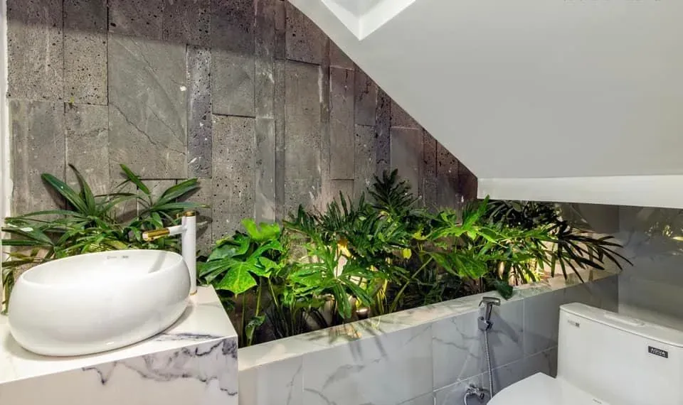 Phòng tắm - Ngưỡng mộ tổ ấm 97m2 đẹp lộng lẫy thành quả năm 27 tuổi của gia chủ | Space T