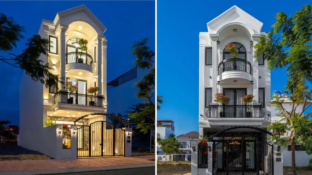 Mặt tiền - Ngưỡng mộ tổ ấm 97m2 đẹp lộng lẫy thành quả năm 27 tuổi của gia chủ | Space T