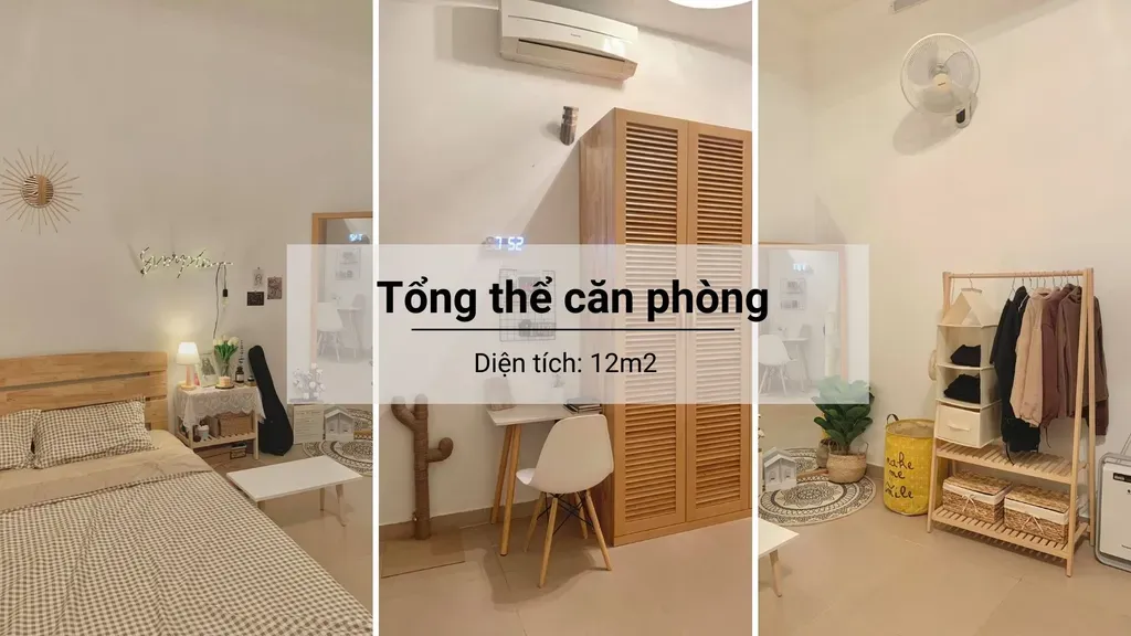 Phòng ngủ - Tự tay decor phòng ngủ xinh xắn chỉ với 20 triệu  | Space T