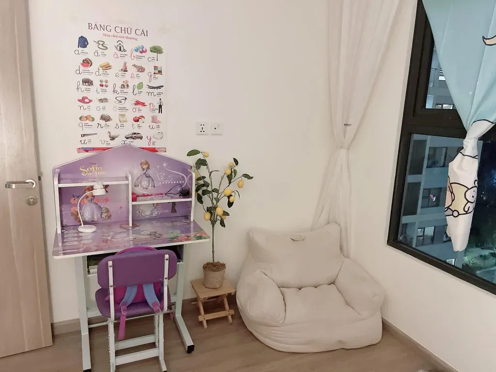 Phòng ngủ, Phòng cho bé - Một chút decor xinh xắn trong căn hộ 78m2 của mình | Space T