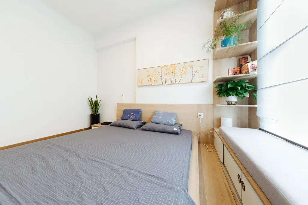Phòng ngủ - Căn hộ tối giản với ý tưởng phòng khách kiểu Nhật  | Space T