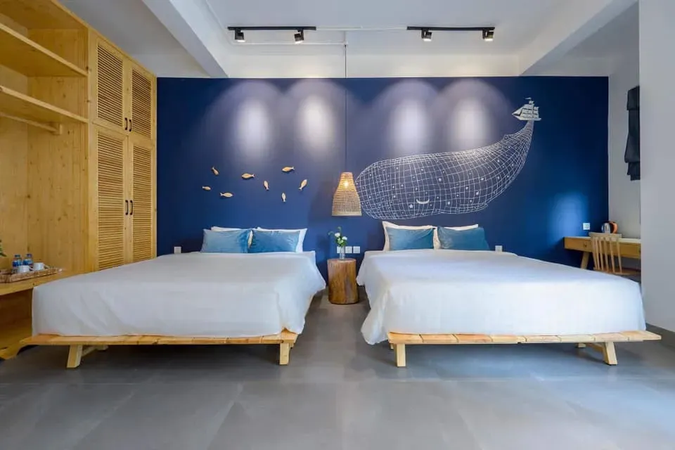 Phòng ngủ - Homestay vợ chồng mình làm khi “bỏ thủ đô về biển” | Space T