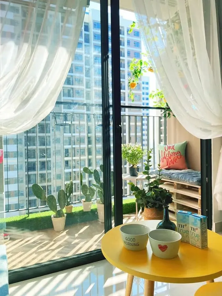 Lô gia - Tự đóng nội thất bằng gỗ pallet: tiết kiệm tối ưu mà nhà vẫn xinh  | Space T