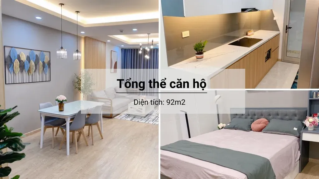 Phòng khách - Căn hộ tông xám với phong cách đơn giản, kết hợp chất liệu gỗ ấm áp | Space T
