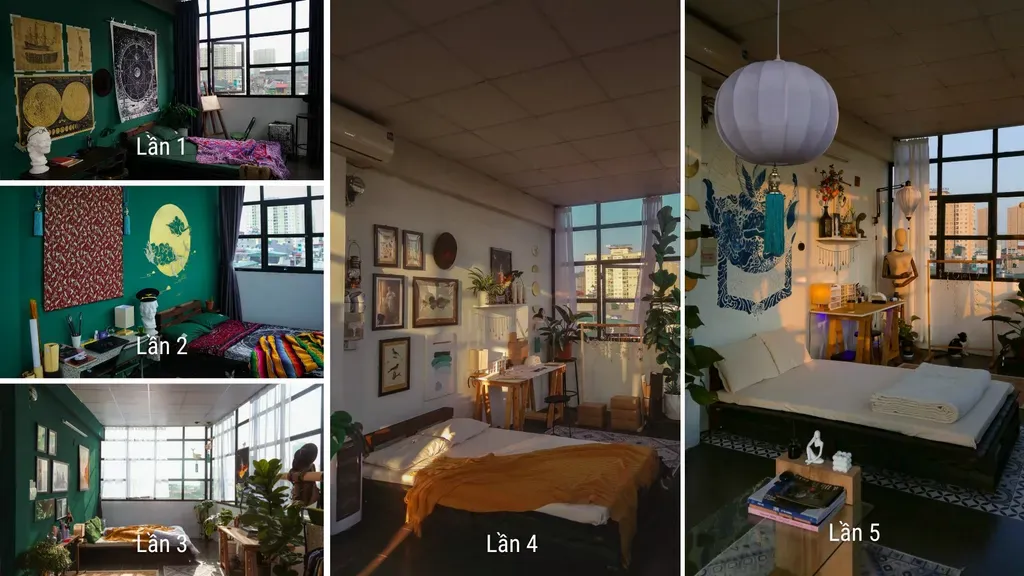 Phòng ngủ - 5 lần tự decor phòng thuê thành nơi khơi nguồn cảm hứng sáng tạo | Space T