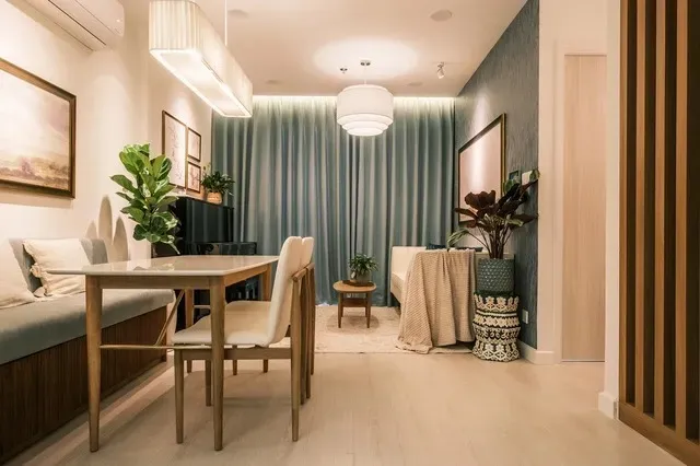 Phòng khách - Tổ ấm 40m2 của vợ chồng 2 con phong cách Mid-century modern  | Space T