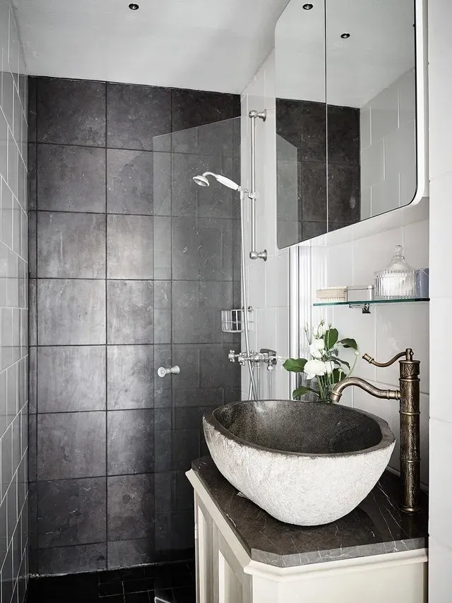 Phòng tắm - Trầm trồ căn hộ 73m2 ở Nga đẹp như cổ tích  | Space T