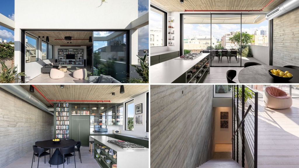 Phòng bếp - Căn hộ duplex 180m2 tại Israel với kết cấu “đảo ngược” độc đáo  | Space T