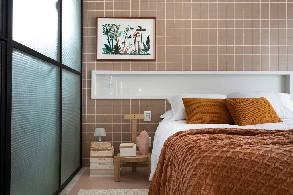 Phòng ngủ - Căn hộ 40m2 phối màu ngẫu hứng của gia chủ yêu thời trang | Space T