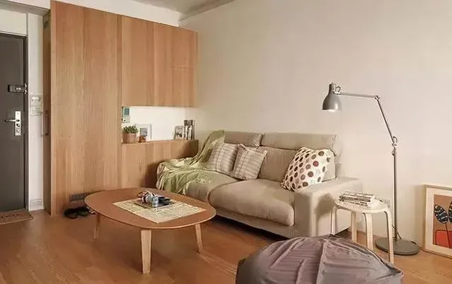 Phòng khách - Ngôi nhà 43m2 thiết kế công năng toàn diện, nội thất thông minh của cô nàng độc thân  | Space T