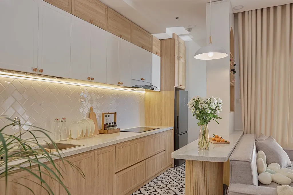 Phòng bếp - Tổ ấm tí nị của mình với những món nội thất nên thơ | Space T