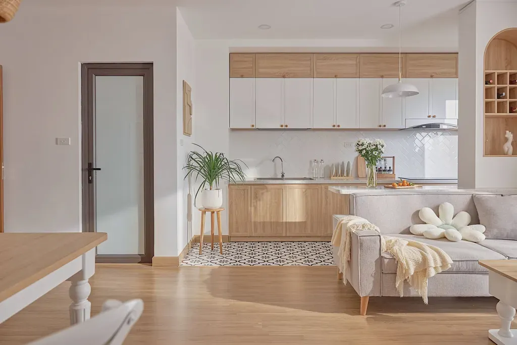 Phòng khách, Phòng bếp - Tổ ấm tí nị của mình với những món nội thất nên thơ | Space T