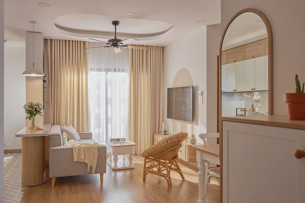 Phòng khách - Tổ ấm tí nị của mình với những món nội thất nên thơ | Space T