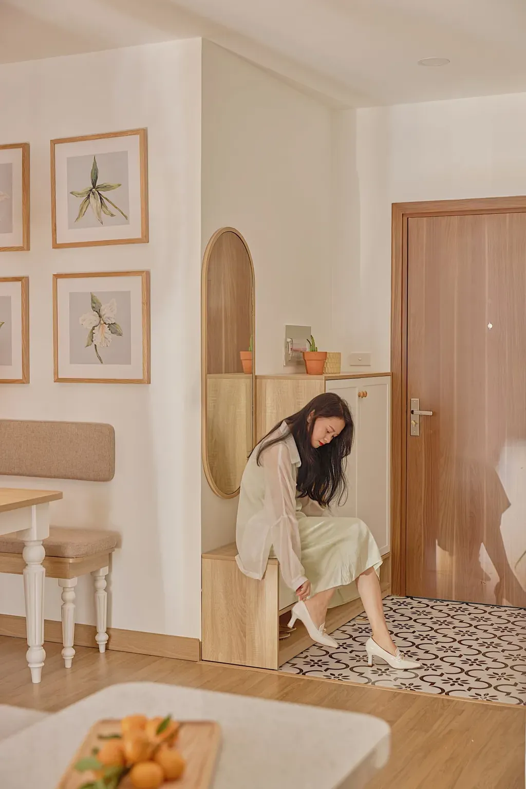 Lối vào - Tổ ấm tí nị của mình với những món nội thất nên thơ | Space T
