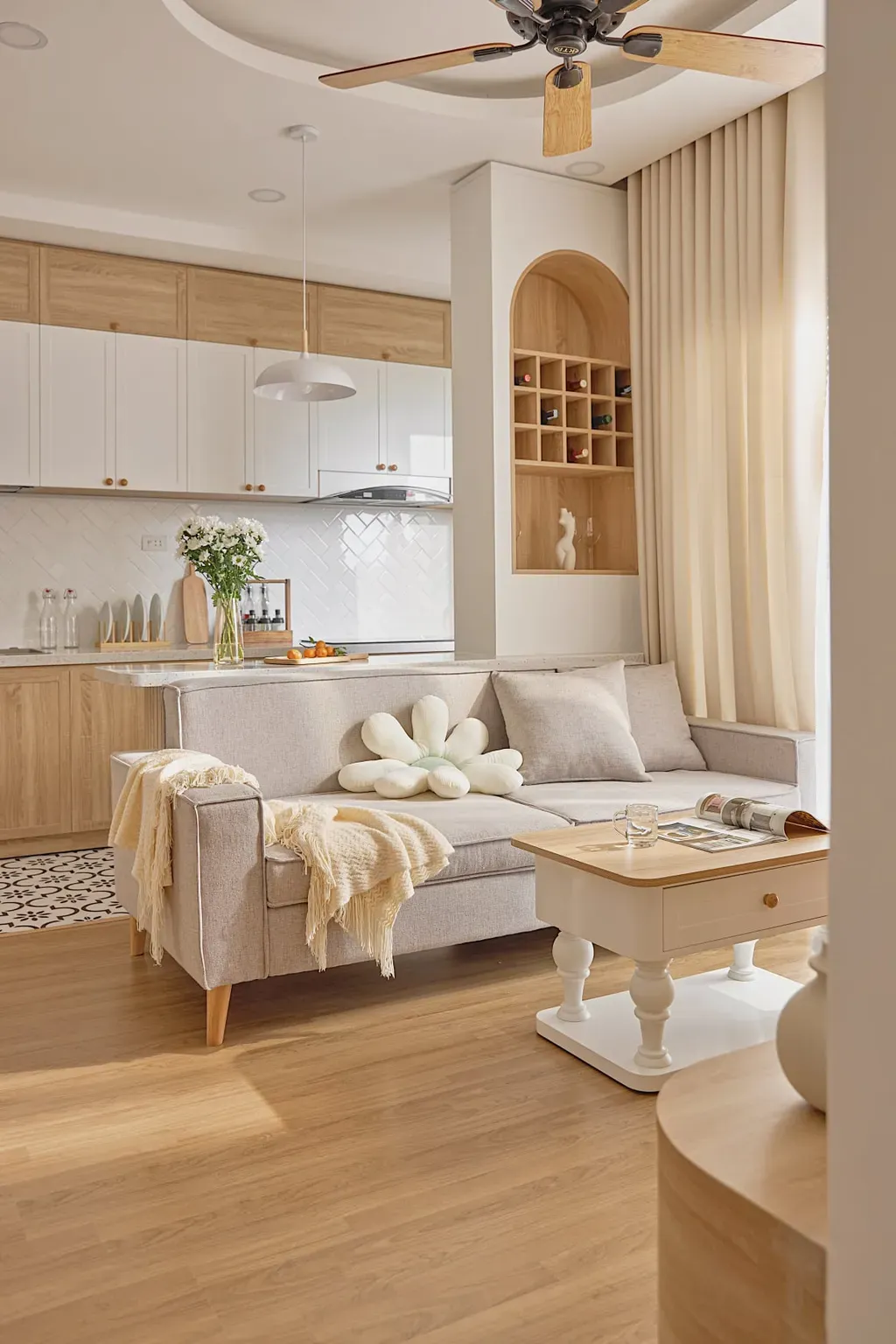 Phòng khách - Tổ ấm tí nị của mình với những món nội thất nên thơ | Space T
