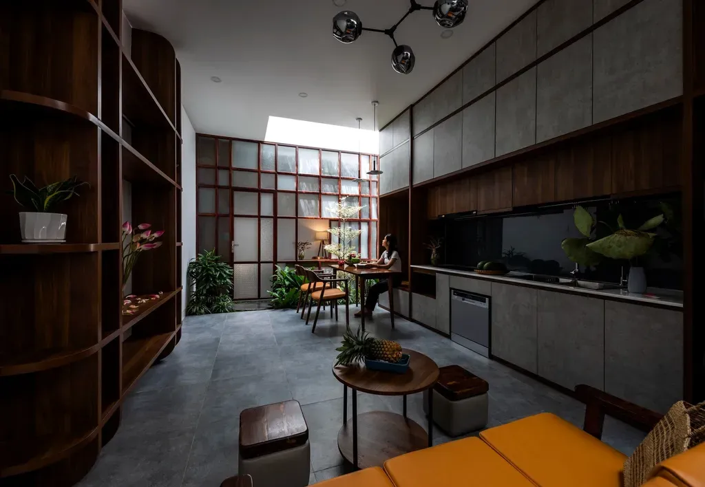 Phòng bếp - “J House” tĩnh lặng và an yên tách biệt phố đông của nữ giáo viên độc thân | Space T
