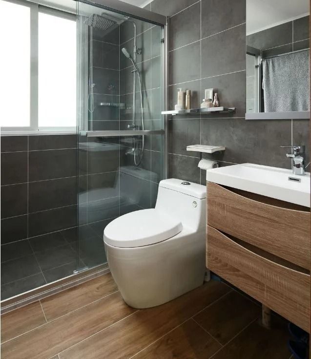 Phòng tắm - Căn hộ tinh tế, trang nhã với tông màu trắng - đen - nâu gỗ của một nghệ sỹ  | Space T