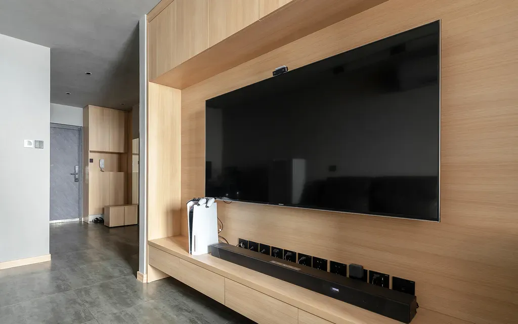 Phòng khách - Gia chủ đầu tư làm nội thất cho căn hộ 36m2 tận hưởng cuộc sống độc thân tiện nghi | Space T