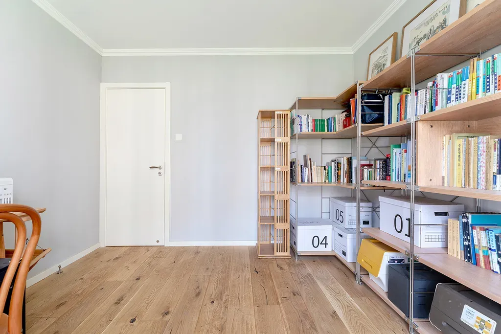 Phòng làm việc - Tổ ấm 134m2 kiểu Bắc Âu ấm cúng và thư giãn của đôi vợ chồng son  | Space T