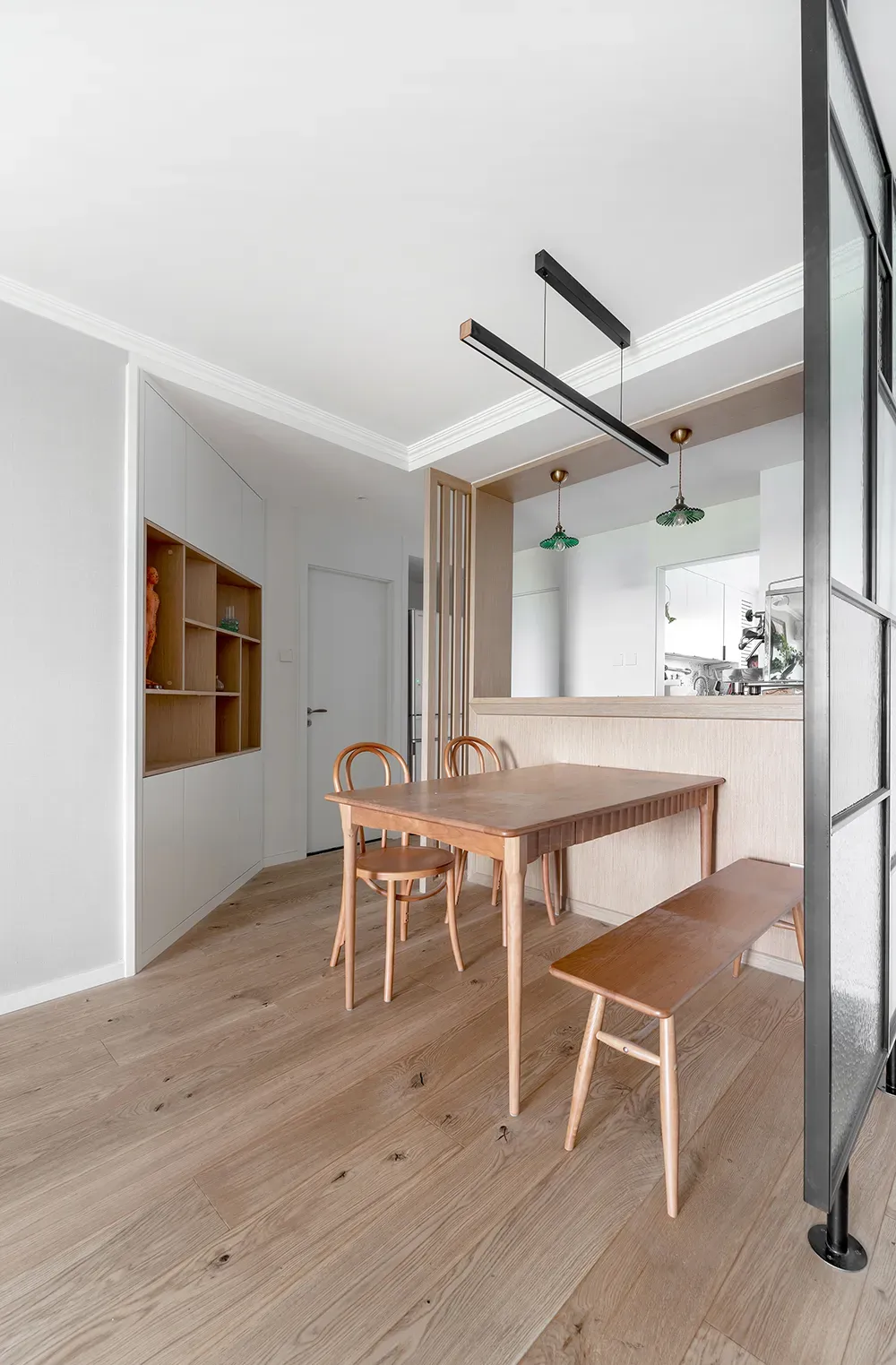 Phòng ăn - Tổ ấm 134m2 kiểu Bắc Âu ấm cúng và thư giãn của đôi vợ chồng son  | Space T