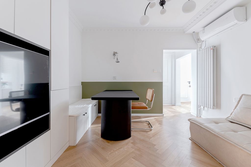 Phòng ăn - Biến căn hộ cũ 53m2 thành không gian hiện đại pha lẫn cổ điển Pháp  | Space T