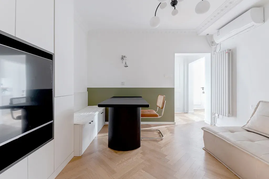 Phòng ăn - Biến căn hộ cũ 53m2 thành không gian hiện đại pha lẫn cổ điển Pháp | Space T