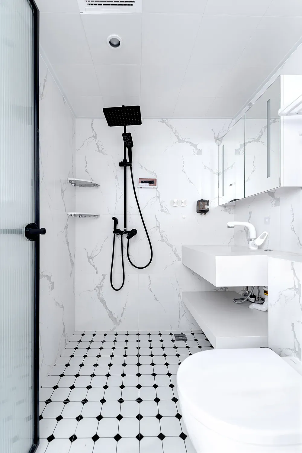 Phòng tắm - Biến căn hộ cũ 53m2 thành không gian hiện đại pha lẫn cổ điển Pháp | Space T
