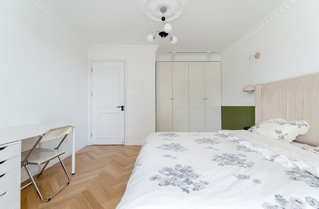Phòng ngủ - Biến căn hộ cũ 53m2 thành không gian hiện đại pha lẫn cổ điển Pháp  | Space T