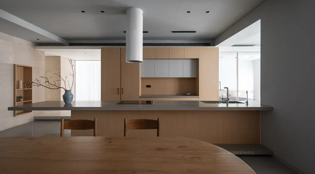 Phòng bếp - Căn nhà 180m2 thiết kế không gian mở của gia đình nhiều thế hệ | Space T