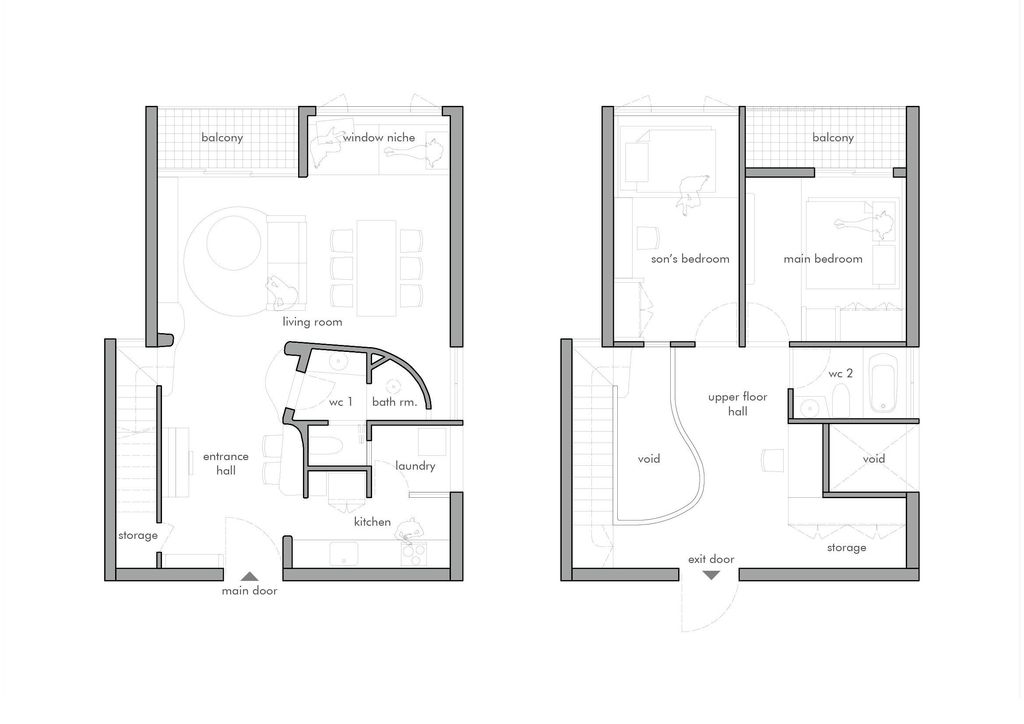 Ngôi nhà với những bức tường cong độc đáo | Space T