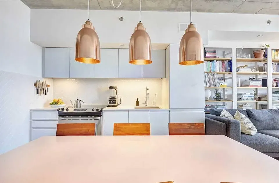 Phòng bếp, Phòng ăn - Ý tưởng kết hợp phong cách Industrial và Scandinavian cho căn hộ 45m2  | Space T