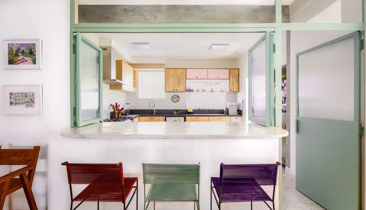 Phòng bếp - Căn hộ tại Brazil với ý tưởng giúp kết nối không gian đáng tham khảo  | Space T