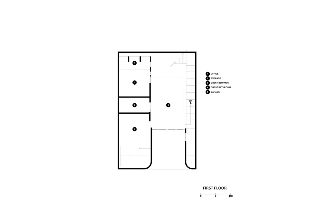 “MDJ House”: nhà 2 tầng 400m2 kết hợp gỗ và bê tông kết cấu lệch tầng độc lạ | Space T