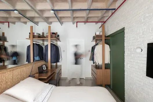 Phòng ngủ - Căn hộ màu xanh mint đẹp mắt với không gian ban công rộng rãi  | Space T