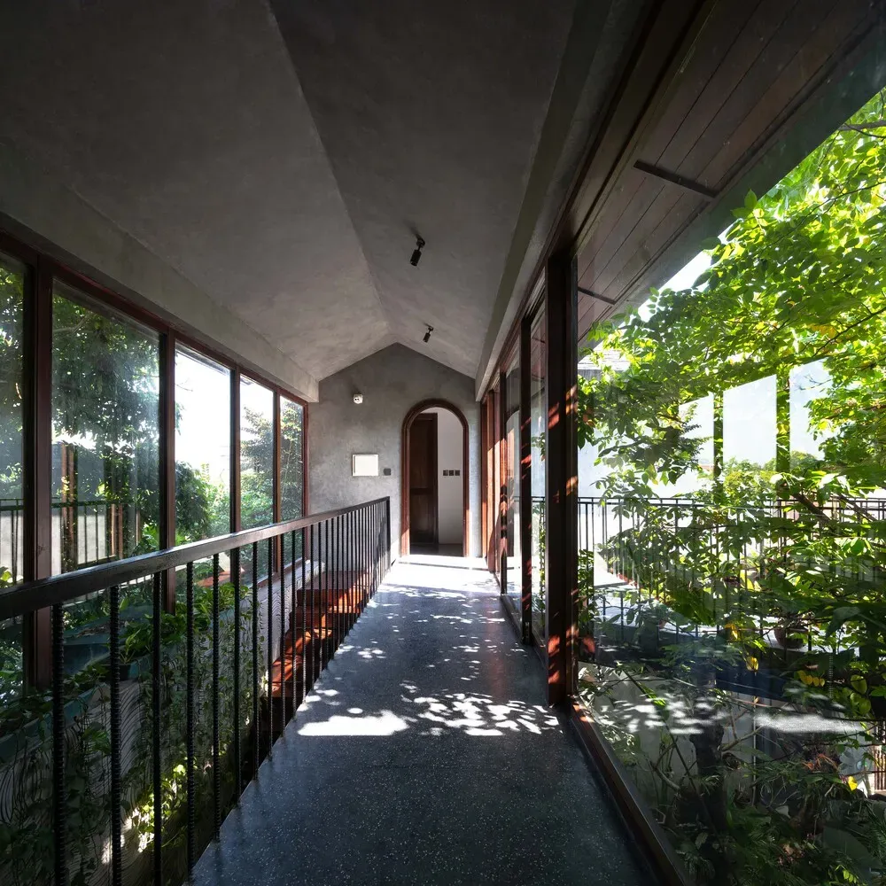 Hành lang - Nôm villa - Bản sắc kiến trúc truyền thống dân tộc trong bối cảnh xã hội đương đại  | Space T