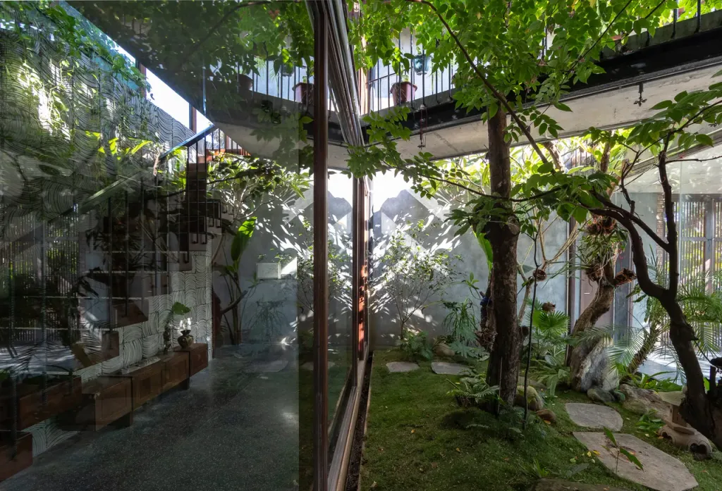 Sân vườn - Nôm villa - Bản sắc kiến trúc truyền thống dân tộc trong bối cảnh xã hội đương đại  | Space T