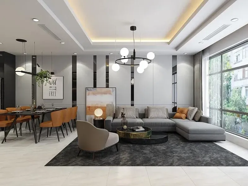 6 mẫu thiết kế nội thất chung cư 100m2 đẹp đầy ấn tượng 2023 trong 2024 | Thiết  kế, Phòng khách, Nhà cửa