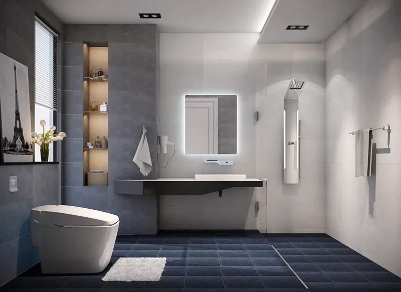 Thiết kế đồ nội thất phòng tắm tối ưu hóa không gian