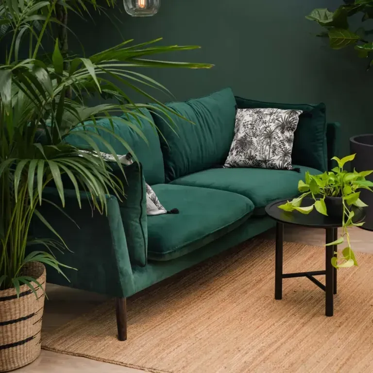 Mẫu sofa đệm bọc vải với màu sắc độc đáo