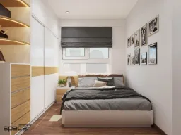 Phòng ngủ - Căn hộ Citisoho Quận 2 - Phong cách Scandinavian 