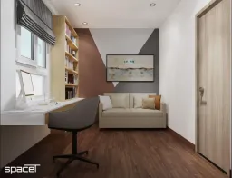 Phòng làm việc - Căn hộ Citisoho Quận 2 - Phong cách Scandinavian 